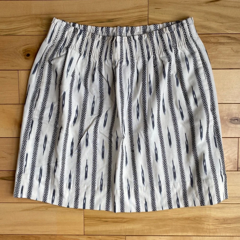 J. Crew‎ Cotton tribal print skirt